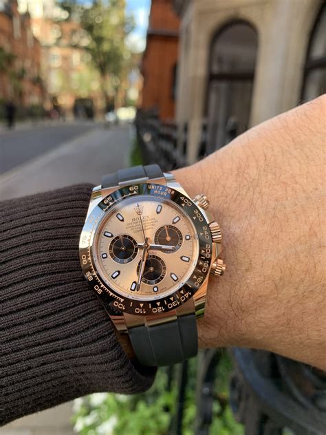 rolex daytona full rose gold 2024 price|rolex daytona watch price.